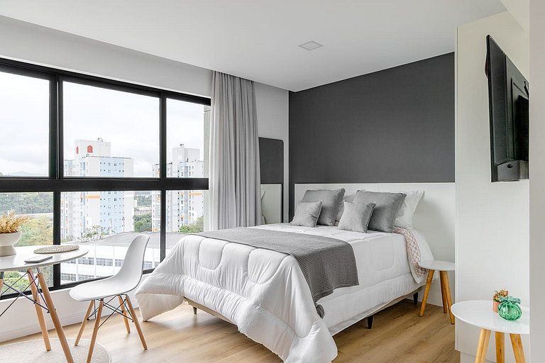 LOFT UP 509 | Mobiliado | WIFI | Piscina | Vaga