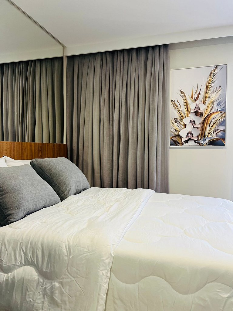 LOFT UP 506 | Mobiliado | WIFI | Piscina | Vaga