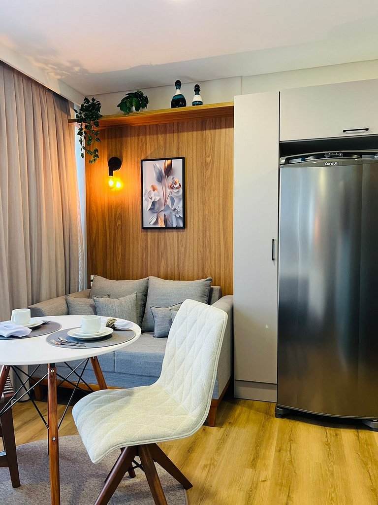 LOFT UP 506 | Mobiliado | WIFI | Piscina | Vaga