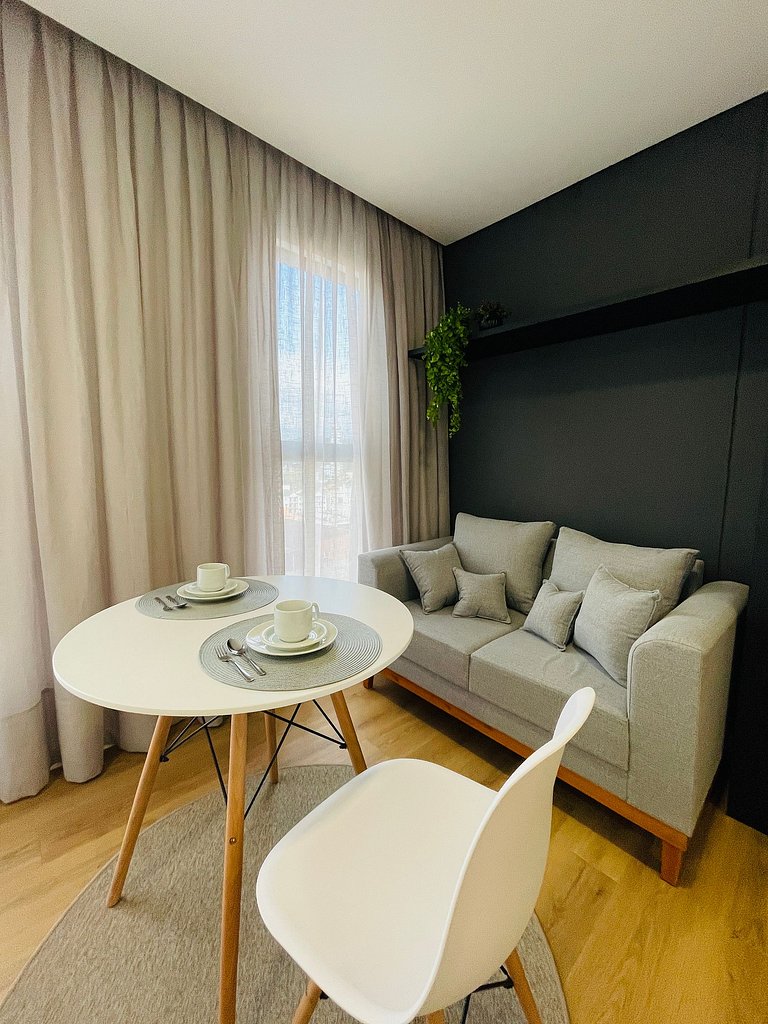 LOFT UP 510 | Mobiliado | WIFI | Piscina | Vaga