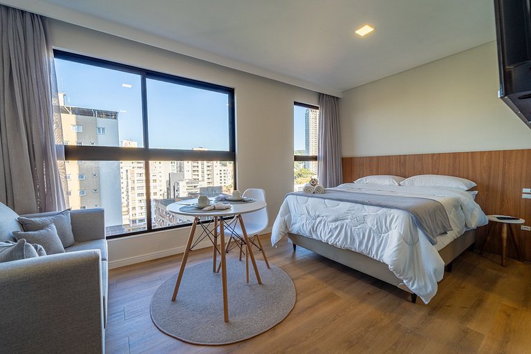 LOFT UP 508 Mobiliado | WIFI | Piscina | Academia