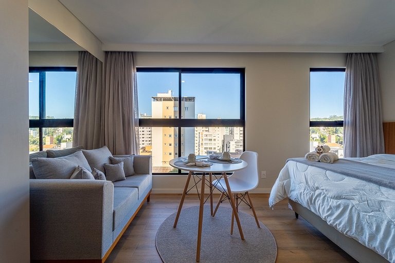 LOFT UP 508 Mobiliado | WIFI | Piscina | Academia