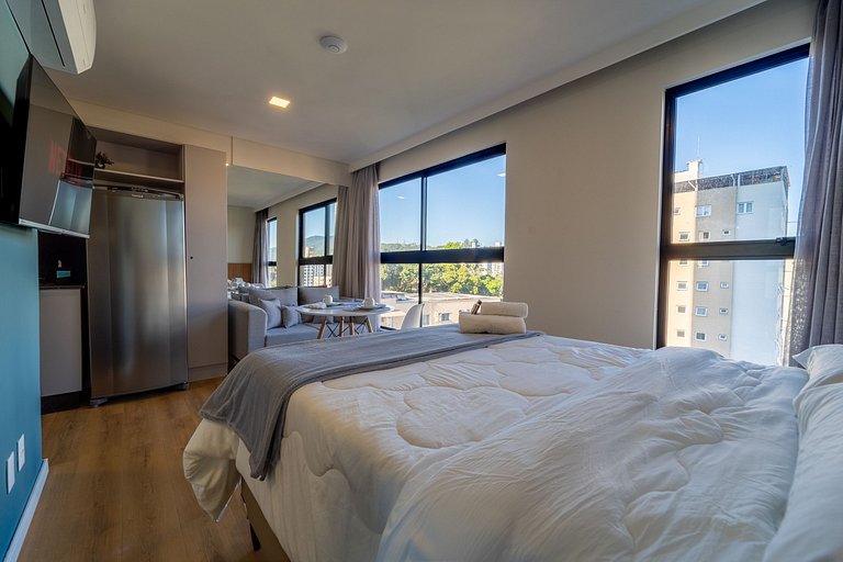 LOFT UP 508 Mobiliado | WIFI | Piscina | Academia