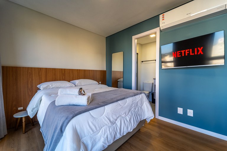 LOFT UP 508 Mobiliado | WIFI | Piscina | Academia