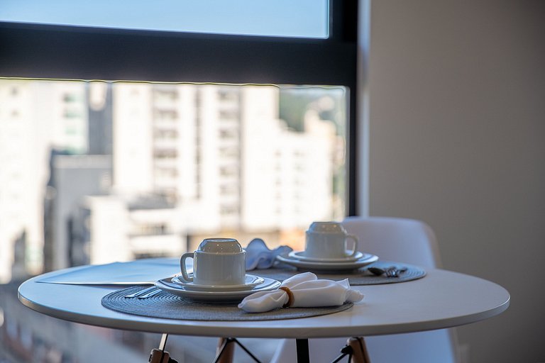 LOFT UP 508 Mobiliado | WIFI | Piscina | Academia