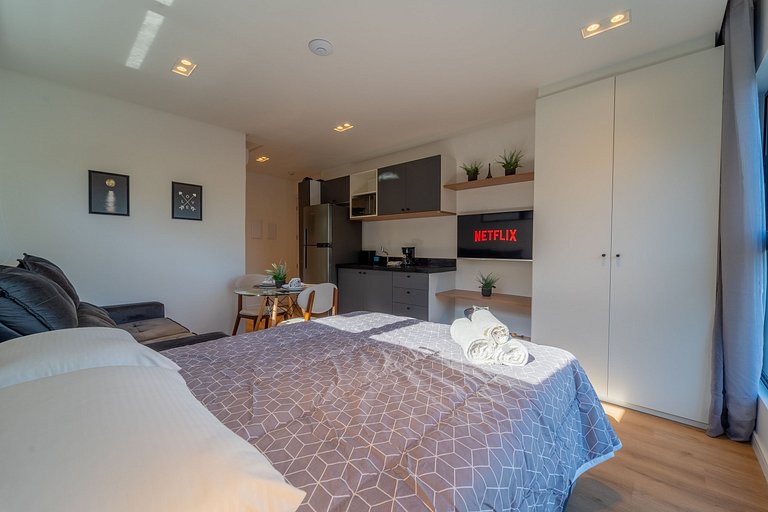 UP 401 | Mobiliado | WIFI | Piscina | Vaga