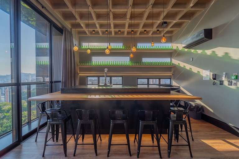 UP 202/1102 Mobiliado - Piscina - Academia - Vaga