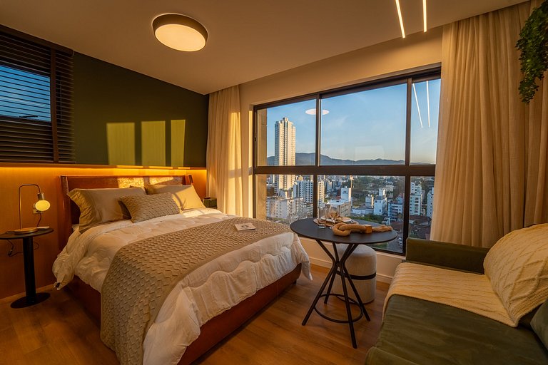 UP 1302 Mobiliado | WIFI | Piscina | Academia