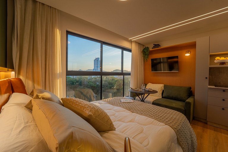 UP 1302 Mobiliado | WIFI | Piscina | Academia