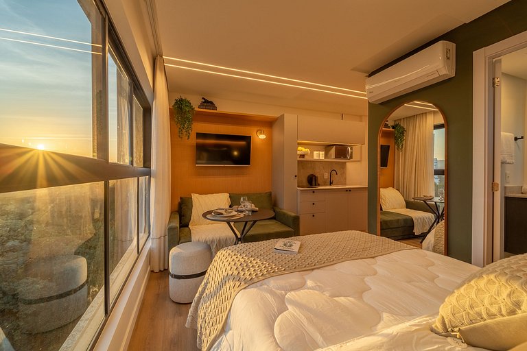 UP 1302 Mobiliado | WIFI | Piscina | Academia