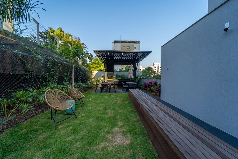 UP 210 Mobiliado | WIFI | Piscina | Academia