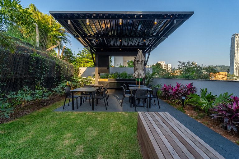 UP 210 Mobiliado | WIFI | Piscina | Academia