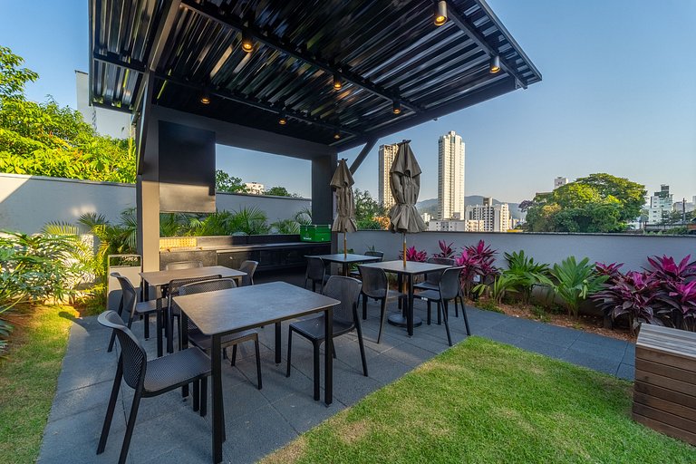 UP 210 Mobiliado | WIFI | Piscina | Academia