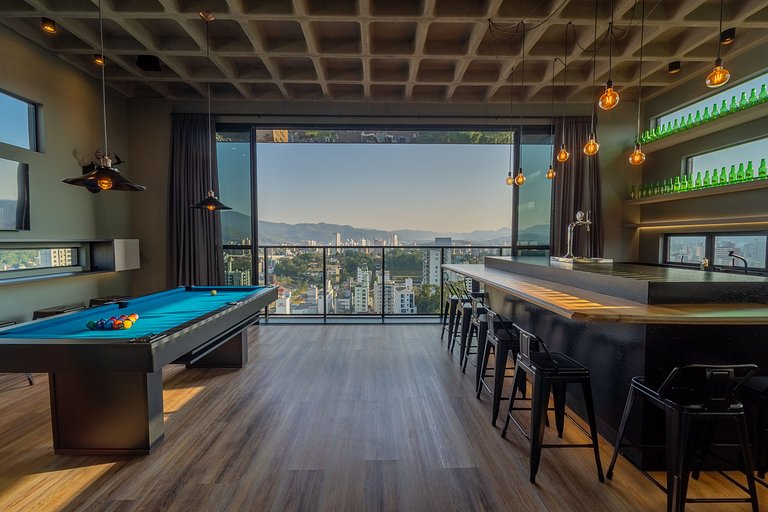 UP 210 Mobiliado | WIFI | Piscina | Academia