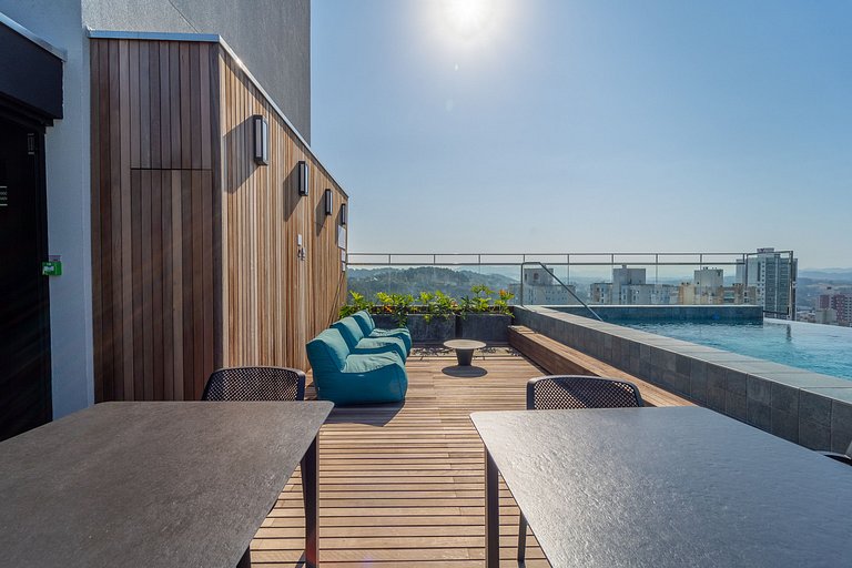 UP 1302 Mobiliado | WIFI | Piscina | Academia