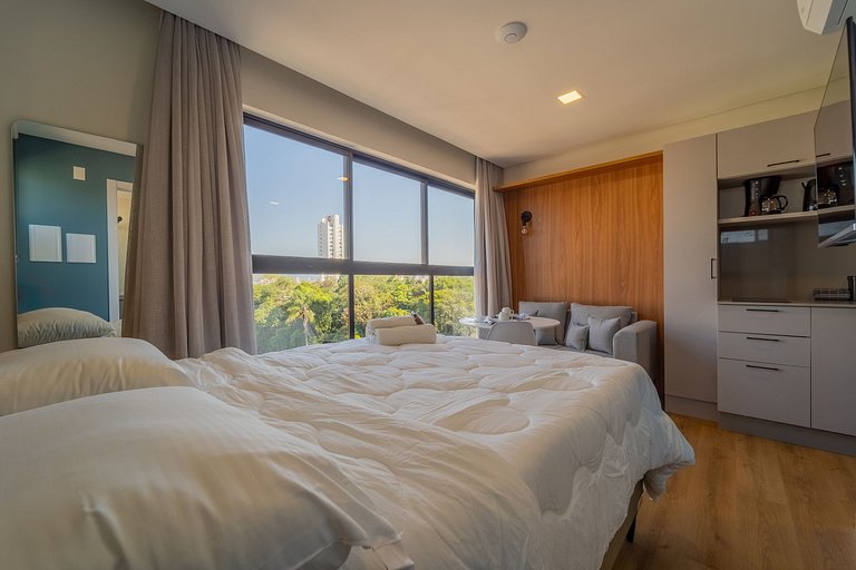 UP 202/1102 Mobiliado - Piscina - Academia - Vaga