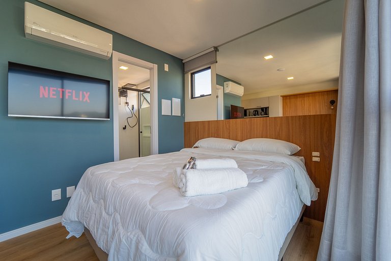 UP 202/1102 Mobiliado - Piscina - Academia - Vaga