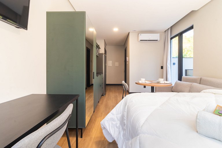 Loft 401 ao lado da Vila Germânica com Vaga