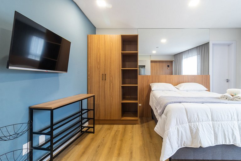 UP 210 Mobiliado | WIFI | Piscina | Academia