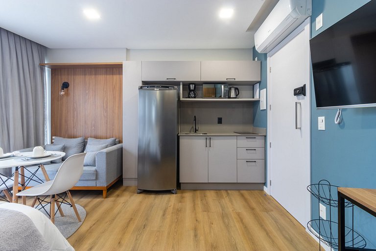 UP 210 Mobiliado | WIFI | Piscina | Academia