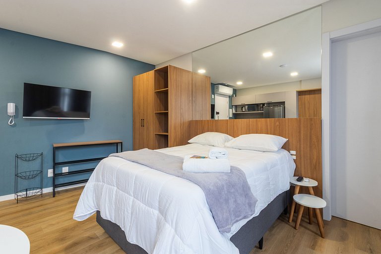 UP 210 Mobiliado | WIFI | Piscina | Academia