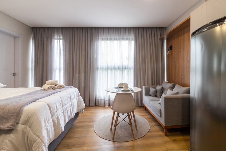 UP 210 Mobiliado | WIFI | Piscina | Academia