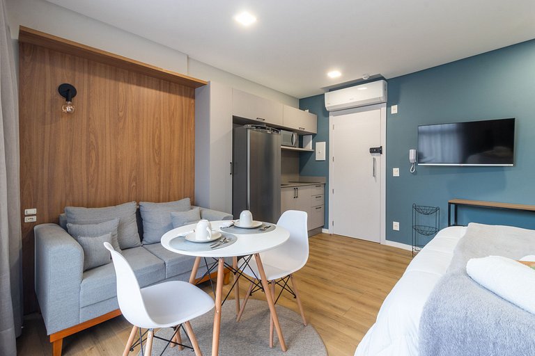 UP 210 Mobiliado | WIFI | Piscina | Academia