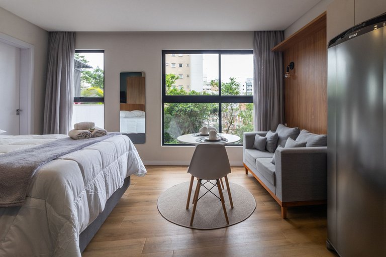 UP 210 Mobiliado | WIFI | Piscina | Academia