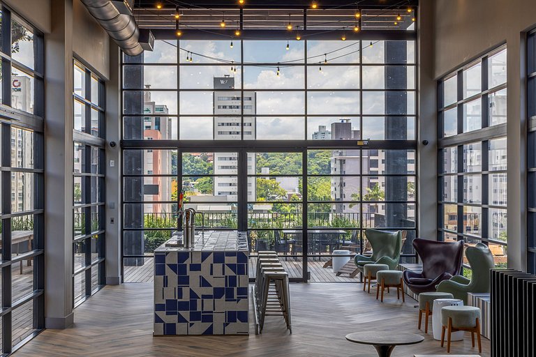 Loft 1509 • Piscina/Coworking/Academia/Vaga