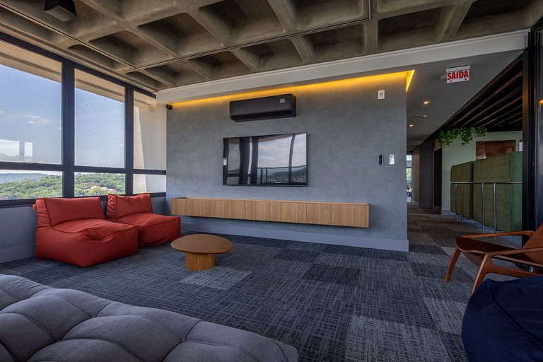 NOVO Loft 1112 • Piscina/Academia/Vaga