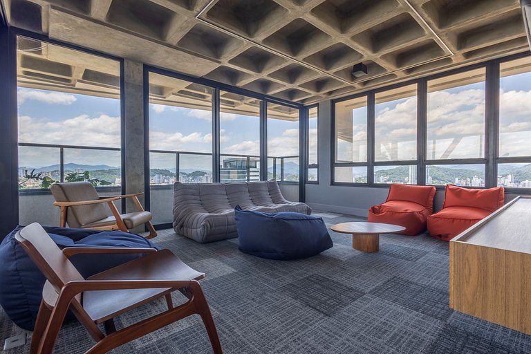 Loft 809 • Piscina/Coworking/Academia/Vaga