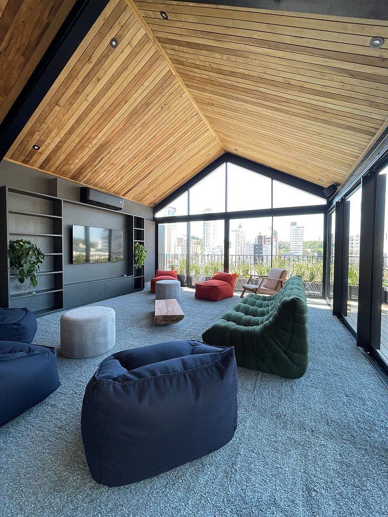 LINDO Loft 905 • Piscina/Academia/Vaga