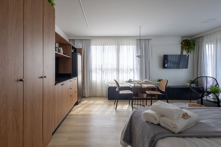 NOVO Loft 211 • Piscina/Academia/Vaga