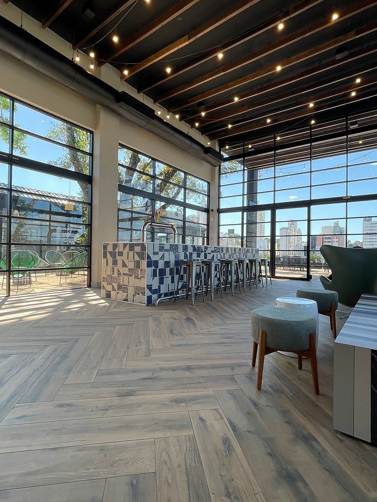 Excelente Loft 406 • Piscina/Academia/Coworking