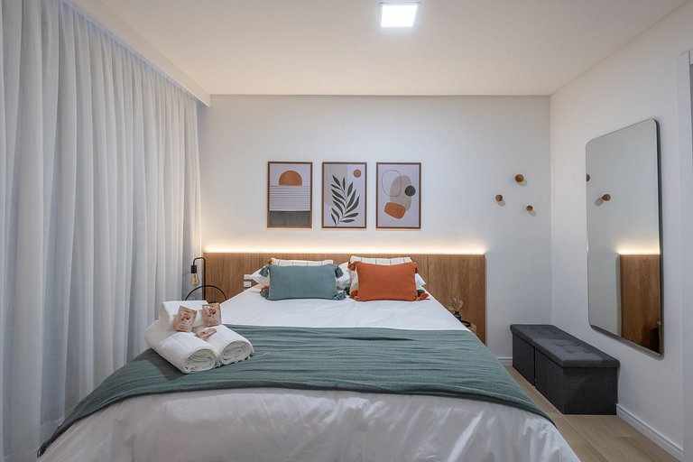 NOVO Loft 1207 • Piscina/Coworking/Academia