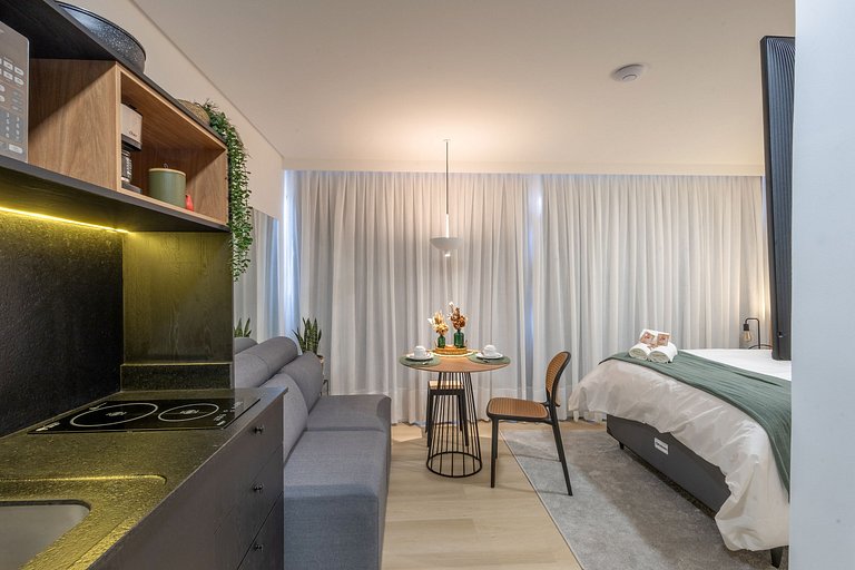 NOVO Loft 1207 • Piscina/Coworking/Academia