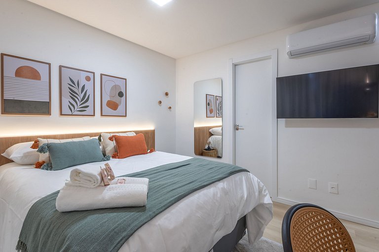 NOVO Loft 1207 • Piscina/Coworking/Academia