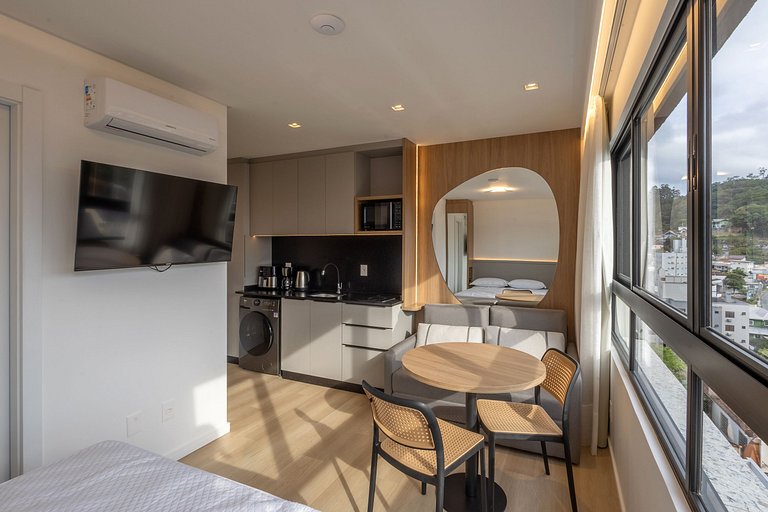 Excelente Loft 406 • Piscina/Academia/Coworking