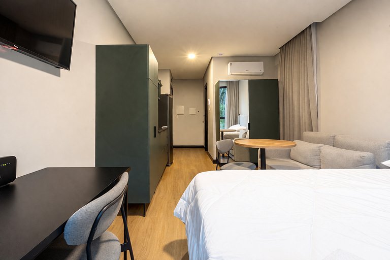 Loft 501 ao lado da Vila Germânica com Vaga
